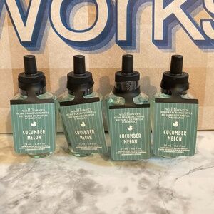 Four Bath & Body Works Cucumber Melon Wallflowers Refills
